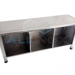 BANCUTA INOX CU COMPARTIMENT INCALTAMINTE/ 1 RAND - COD 10102