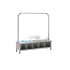BANCUTA INOX CU SUPORT AGATARE SI COMPARTIMENT INCALTAMINTE - COD 10106 