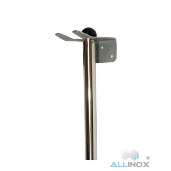 Pachet 1x Coada inox mop, 134 cm + 1x Suport inox sablat - 22200
