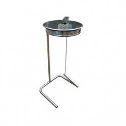 SUPORT INOX SACI MENAJERI CU CAPAC D300/ H600 mm- COD 20201-001A