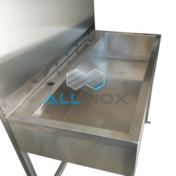 CHIUVETA INOX DUBLA CU PANOU SPATE - COD 30103