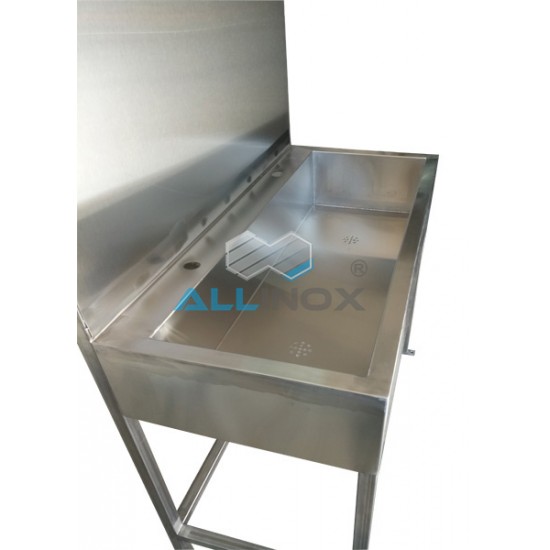 CHIUVETA INOX DUBLA CU PANOU SPATE - COD 30103