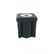 Dop patrat poliamida, filet inox M10 - 17034