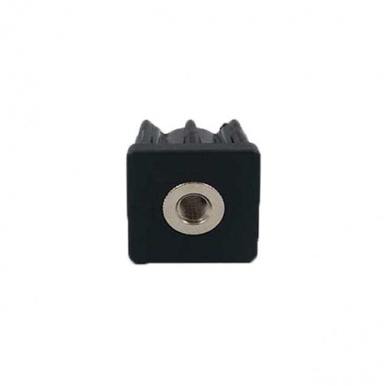 Dop patrat poliamida, filet inox M10 - 17043