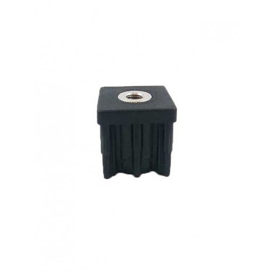 Dop patrat poliamida, filet inox M10 - 17043