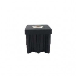 Dop patrat poliamida, filet inox M12  - 17044