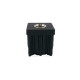 Dop patrat poliamida, filet inox M16  - 17051