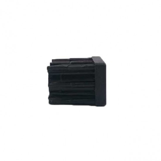 Dop patrat poliamida, filet inox M16  - 17051