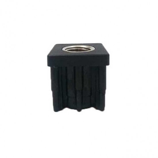 Dop patrat poliamida, filet inox M20  - 17052