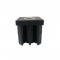 Dop patrat poliamida, filet inox M20  - 17056