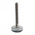Picior reglabil inox talpa cauciuc vulcanizata, D80 filet M20 - 25044