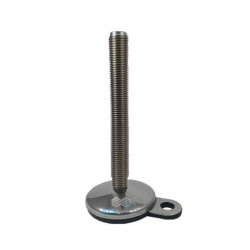 Picior reglabil inox talpa cauciuc vulcanizata, D80 filet M20 - 25048F  
