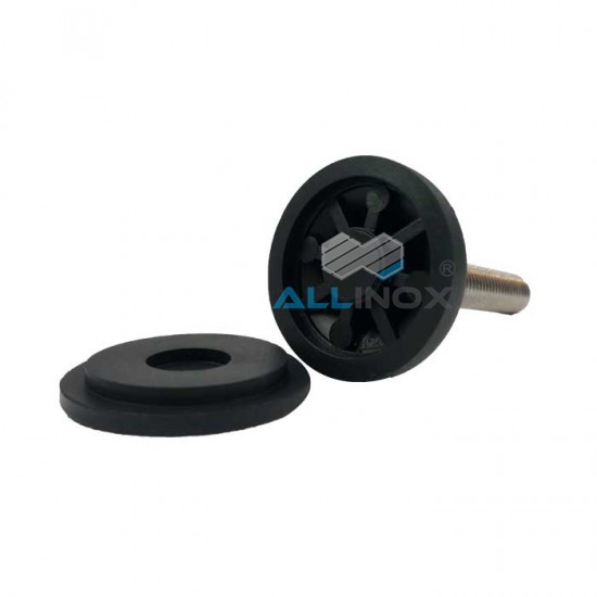 Picior reglabil talpa antialunecare, D40 filet M10 - 9031